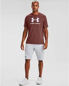 img 3 attached to Performance and Style Combined: Under Armour Men's Sportstyle Logo Short Sleeve T-Shirt