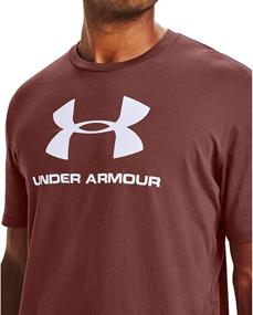 img 2 attached to Performance and Style Combined: Under Armour Men's Sportstyle Logo Short Sleeve T-Shirt