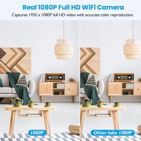 img 3 attached to 📷 Wireless Hidden Cameras WiFi - Real 1080P HD Hidden Nanny Cam with Cell Phone App, Small Covert Security Camera with Night Vision Motion Detection for Home/Car/Indoor/Outdoor - Mini Spy Camera