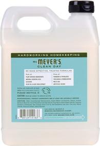 img 2 attached to Mrs. Meyer's Hand Soap Liquid Refill Basil 33 Fl Oz: Naturally Refreshing and Cleansing