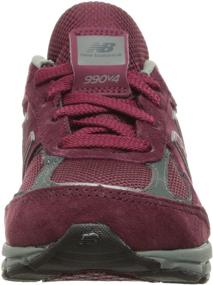 img 3 attached to 👟 Burgundy Girls' New Balance KJ990V4 Athletic Running Shoes: Lightweight and Stylish