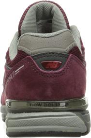img 2 attached to 👟 Burgundy Girls' New Balance KJ990V4 Athletic Running Shoes: Lightweight and Stylish