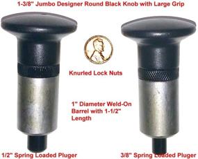 img 1 attached to Diameter Spring Plunger Plastic Knurled