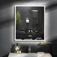 🪞 lvsomt led-lit bathroom mirror - 24 x 28 inch logo