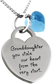 img 2 attached to 🎄 Cherished Granddaughter Keepsake: Sentimental Necklace for Christmas - Exquisite Girls' Jewelry