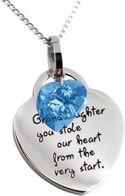 img 3 attached to 🎄 Cherished Granddaughter Keepsake: Sentimental Necklace for Christmas - Exquisite Girls' Jewelry