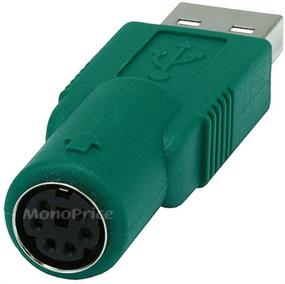 img 1 attached to Logitech Brand PS2 Converter: Monoprice USB Male to PS2 Adapter (102209)