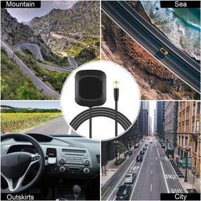 img 2 attached to Водонепроницаемая GPS-антенна MakerFocus с разъемом SMA для отслеживания и навигации транспортных средств