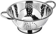 🥣 stainless steel 3 quart deep colander by home basics: a must-have kitchen essential logo