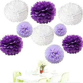img 4 attached to Since®18Pcs Colors Lavender Flowers Wedding