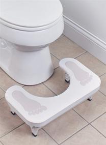 img 2 attached to Enhance Your Bathroom Experience with the Viatek Consumer EZ-Go Toilet Stool Ergonomic Restroom Aid