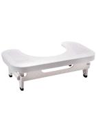 enhance your bathroom experience with the viatek consumer ez-go toilet stool ergonomic restroom aid logo