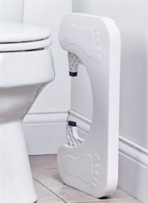 img 1 attached to Enhance Your Bathroom Experience with the Viatek Consumer EZ-Go Toilet Stool Ergonomic Restroom Aid