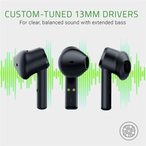 img 1 attached to 🎧 Renewed Razer Hammerhead True Wireless Bluetooth Earbuds in Classic Black