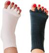 separator socks，yoga alignment improves circulation logo