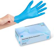 🧤 3.5 mil blue nitrile gloves by gloves+com - latex-free, powder-free, non-sterile surgical and exam gloves logo