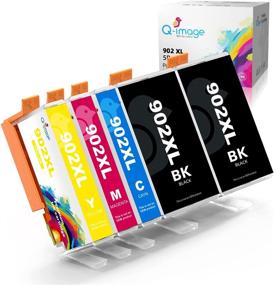 img 4 attached to Q-image Compatible Ink Cartridge Replacement for HP 902XL - 5 Pack for Officejet Pro 6978/6968/6954/6962/6958/6970/6975 Printer