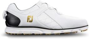 img 4 attached to FootJoy Mens Shoes White Black