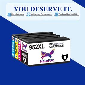 img 3 attached to HaloFox Remanufactured Ink Cartridge Replacement - HP 952 XL 952XL with Updated Chips - Compatible with HP OfficeJet Pro 8710 8720 7740 8740 7720 8715 8725 8702 8216 8210 Printer (4-Pack)