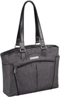 👜 black clark & mayfield reed 17.3-inch laptop handbag logo