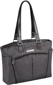 img 4 attached to 👜 Black Clark & Mayfield Reed 17.3-inch Laptop Handbag