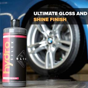 img 3 attached to 🔆 HydroSilex Slick Tire Shine Gel and Conditioner - SIO2 Infused, No Sling Formula | Enhances Tire Color & Finish | Long-lasting Clean Look (16oz)