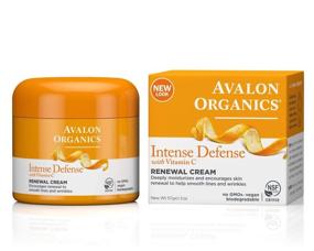 img 4 attached to Avalon Organics Intense Defense Renewal Cream - 2 oz. (Pack of 2) - Skin Revitalizing Duo