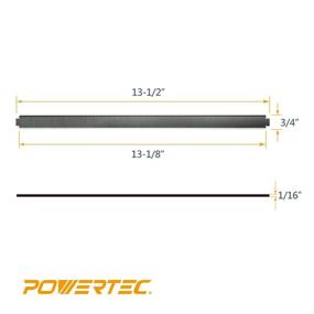 img 2 attached to 🔪 Ryobi AC8630 AP1301 Planer Blades - Set of 2, POWERTEC 12826, 13" HSS Replacement