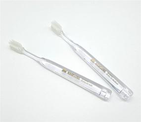 img 1 attached to 🦷 Ортодонтические зубные щетки НАМСУНГ - 2 упаковки с кисточками Дюпон, V-образная очистка для ретейнеров и оправ (мягкая модель Ortho NO.33) - Улучшите свой ортодонтический уход за полостью рта.