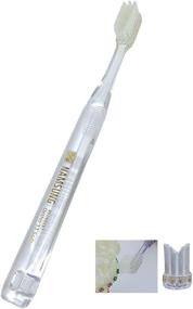 img 4 attached to 🦷 Ортодонтические зубные щетки НАМСУНГ - 2 упаковки с кисточками Дюпон, V-образная очистка для ретейнеров и оправ (мягкая модель Ortho NO.33) - Улучшите свой ортодонтический уход за полостью рта.