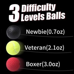 img 1 attached to ToCo FREIDO Double End Punching Ball: Boost Your Reaction, Agility, and Hand-Eye Coordination with this Speed Bag!