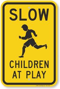 img 4 attached to Slow Children At Play Sign