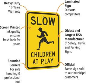 img 1 attached to Slow Children At Play Sign