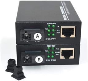img 4 attached to Primeda Ethernet Converters Bi Directional Single Mode Networking Products