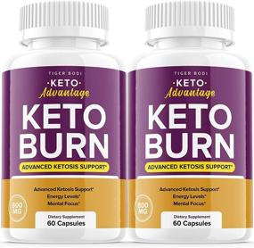 img 1 attached to 🔥 (2 Pack) Diabetic-Friendly Keto Advantage Keto Burn Weight Management Pills 1500 BHB Ketogenic Advanced Ketosis Formula (120 Capsules)