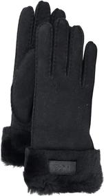 img 2 attached to UGG Water Resistant Sheepskin Gloves