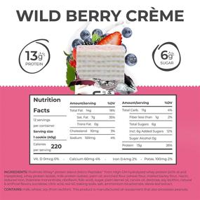 img 3 attached to 🍓 Bionutritional Power Crunch Protein Energy Bars, Wild Berry Creme - 12 Count (1.4 oz bars)