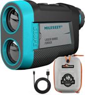 🏌️ mileseey golf rangefinder - high-precision 660 yards laser rangefinder with slope on/off switch, integrated magnetic technology, type-c charging, fast flag lock, and pulse vibration - range finder for golf логотип