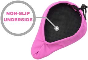 img 1 attached to 🚲 Enhance Your Child's Bike Riding Experience with Domain Cycling Premium Child Bike Gel Seat Cushion Cover: 9"x6" Comfortable Small Bicycle Saddle Pad Kids v2