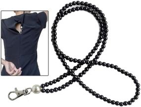 img 4 attached to 👗 Effortlessly Dress Yourself with the Dress Zipper Helper - Black Zipper Puller and Zip Aid Tool!