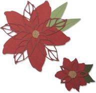 🌺 ножи для создания изделий sizzix poinsettia, разработанные лизой джонс - сша: один размер, многокрасочные - улучшают ваши ремесла логотип