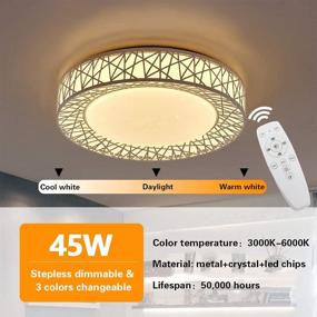 img 4 attached to Ceiling 3000 6000K Dimmable Brightness Adjustable