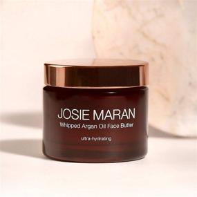 img 2 attached to 🌿 Josie Maran Взбитое Масло Арганы для Лица - Питательное и Защитное Средство для Уменьшения Покраснений и Мелких Морщин (50мл/1.7 унции, без запаха)