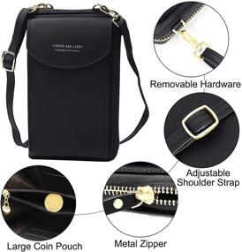 img 2 attached to 👜 Stylish Tchh-Dayup PU Leather RFID Crossbody Cell Phone Bag: A Must-Have for Women On-the-Go!