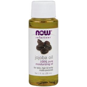 img 4 attached to 🌿 NOW Solutions Jojoba Oil: 100% Pure Multi-Purpose Moisturizer for Face, Hair, and Body (1-Ounce)