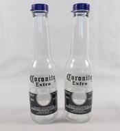 🧂 coronita extra 8" glass salt and pepper shakers - set of 2: stylish tabletop accessories for your dining experience logo