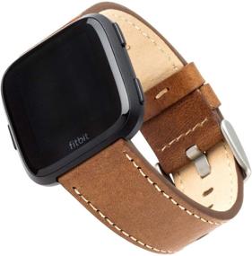 img 4 attached to 💪 Улучшите свою Fitbit Versa/Versa 2 с WITHit Designer Replacement Band - надежный, регулируемый, магнитное закрытие, подходит для большинства запястий