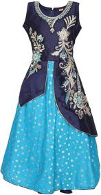 img 3 attached to Ashwini Girls Embroidery Salwar Suit Girls' Clothing for Dresses