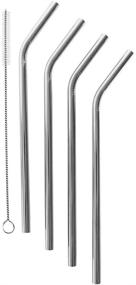 img 3 attached to RTIC Stainless Steel Straws: Eco-Friendly Reusable 🥤 Straws for a Sustainable Lifestyle - 4 Pack
