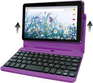 rca voyager pro+ [rct6876q22k00] 7 inches 2gb ram 16gb storage with keyboard case tablet android 10 (go edition) (purple) logo